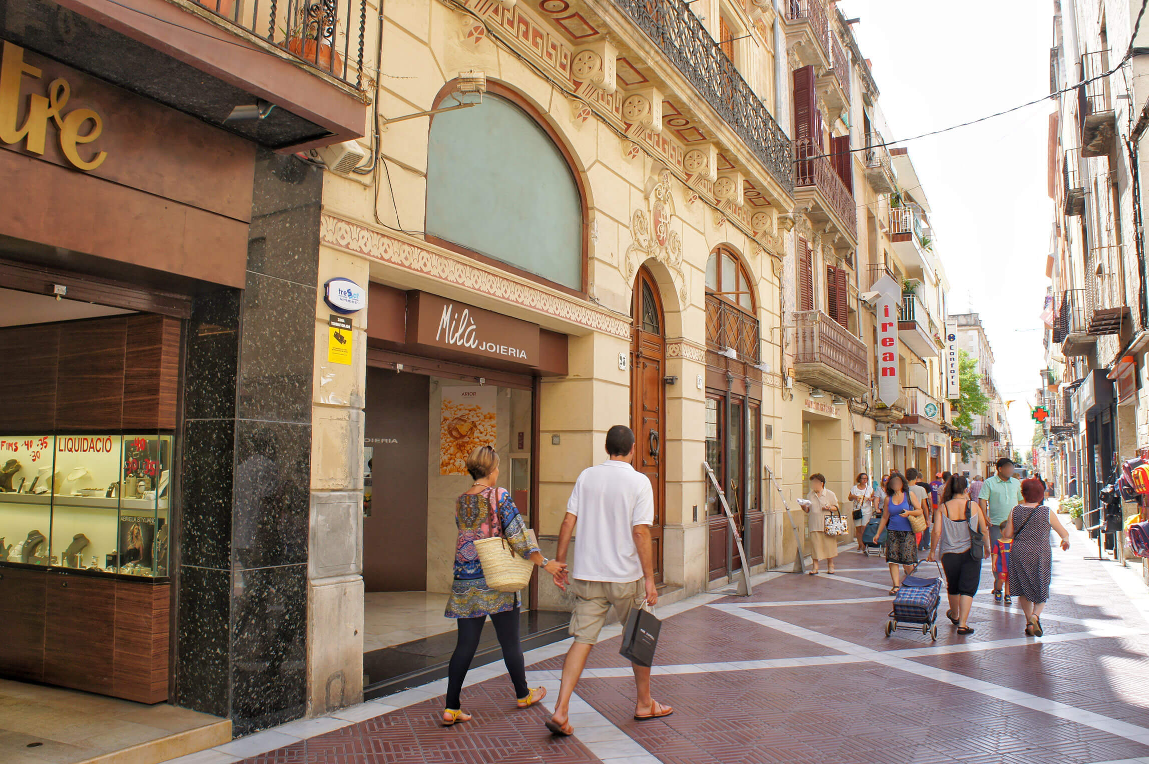 commercial center of Vilanova i la Geltrú